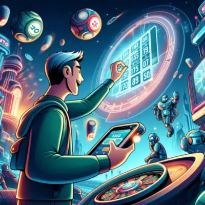 Keno online gameplay screenshot